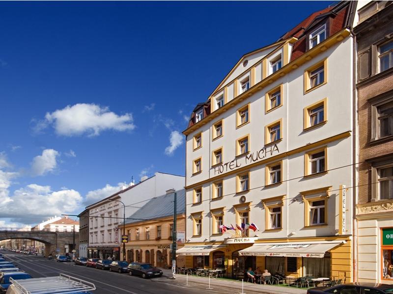Hotel Mucha Praga Exterior foto